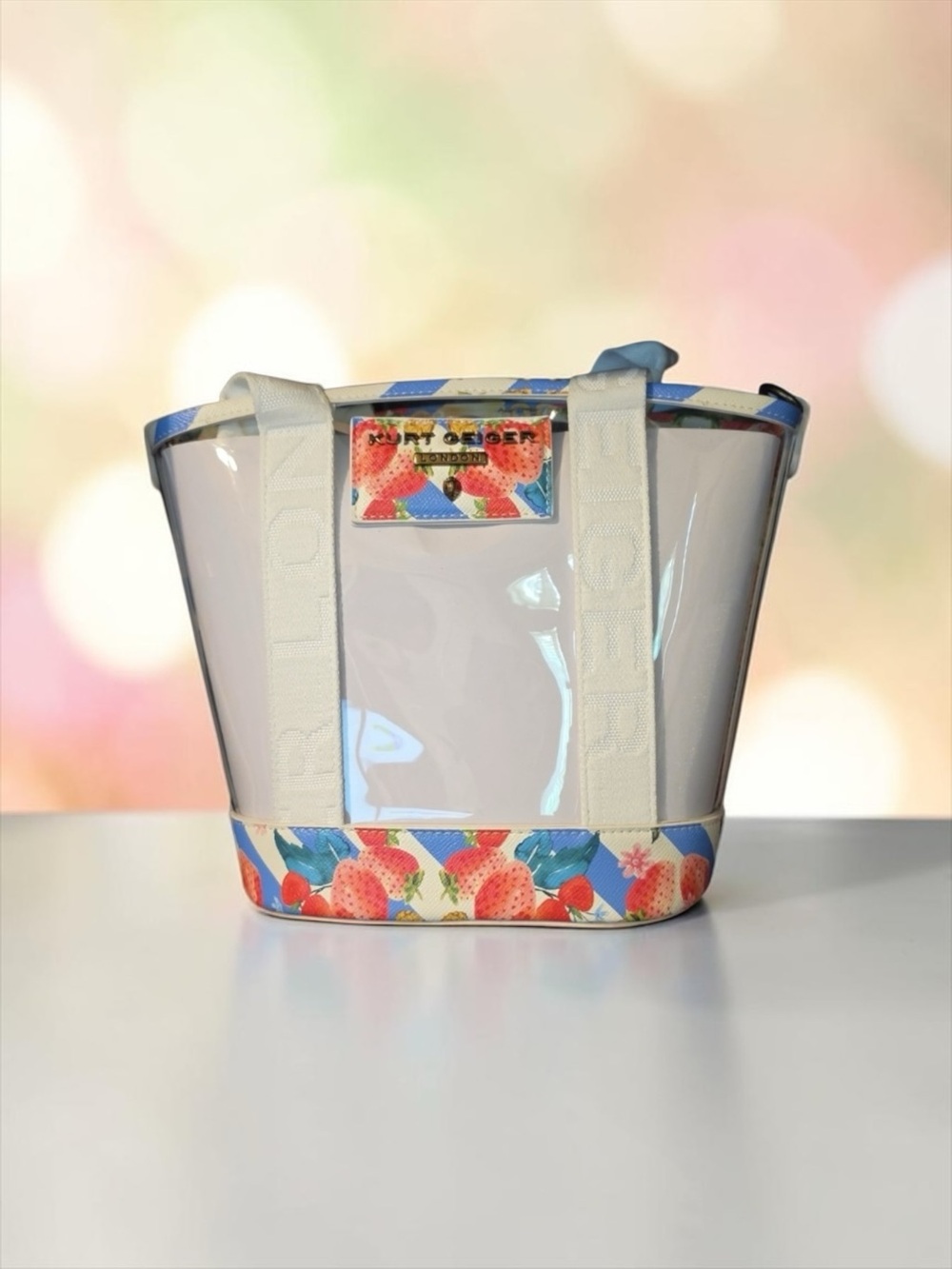 Kurt Geiger NWT Small Hampstead clear Tote